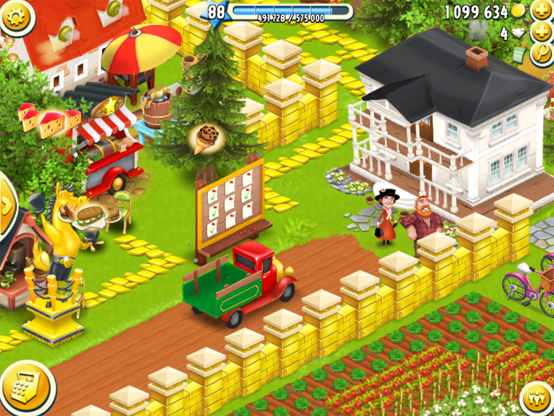 Скриншот игры Hay Day, грузовик