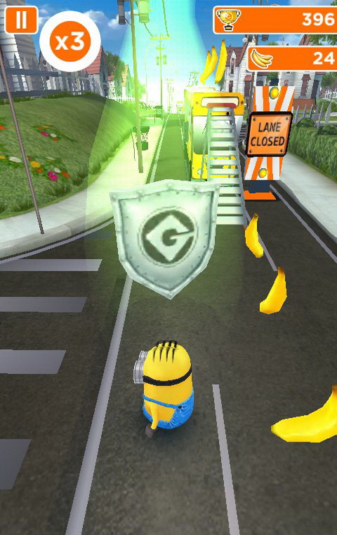 Скриншот игры Minion Rush (Гадкий Я)