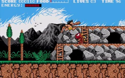 Скриншот из игры Prehistoric