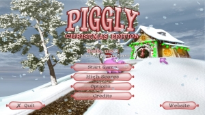 Скриншот игры Piggly Christmas Edition