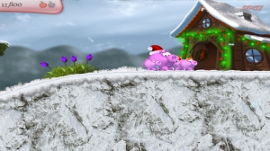 Скриншот игры Piggly Christmas Edition