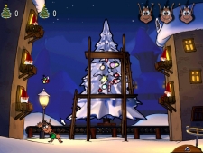 Скриншот игры Кузя спасает Рождество