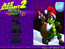 Скриншот игры Jazz Jackrabbit 2: Holiday Hare 