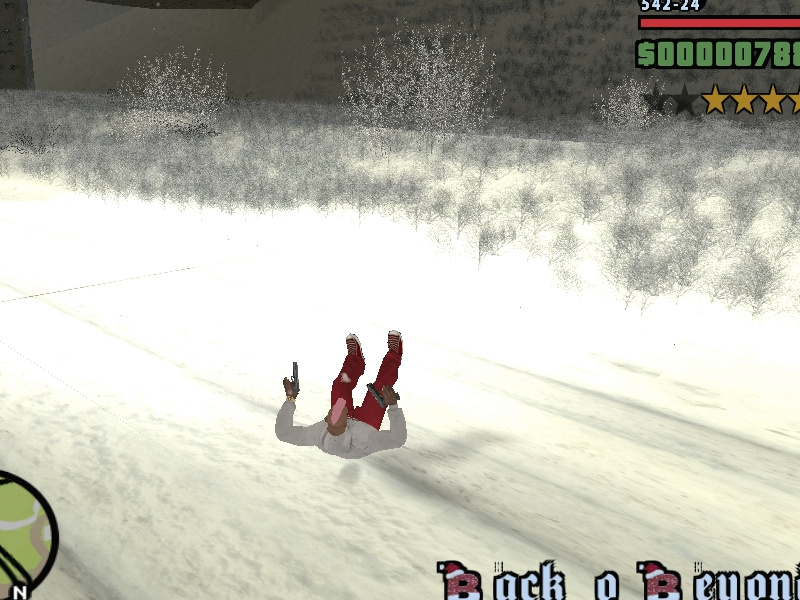 Скриншот из игры-мода Snow San Andreas 2011 HQ