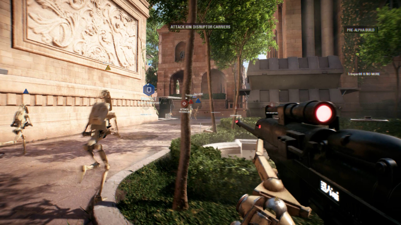 Скриншот из игры SW-Battlefront-2, геймплей