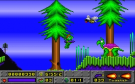 Скриншот игры Jazz Jackrabbit