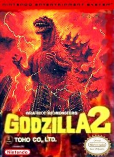 Обложка игры Godzilla 2: War of the Monsters