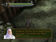 Скриншот игры Lord of the Rings: Aragorn