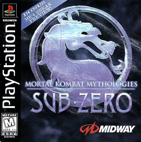 Обложка игры Mortal Kombat Mythologies: Sub-Zero