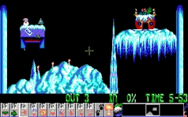 Скриншот игры Holiday Lemmings